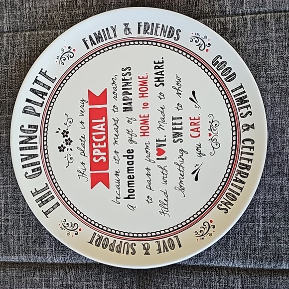 Vintage The Giving Plate - Picture 1 of 2